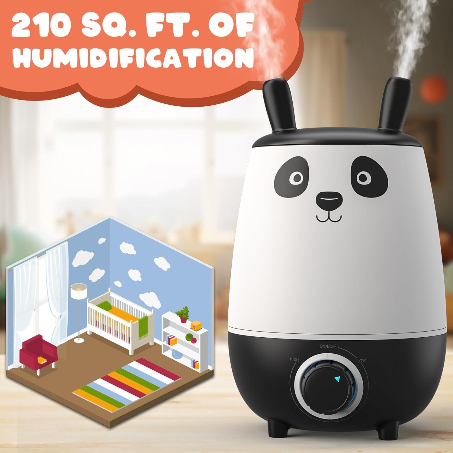 imageEverlasting Comfort Cool Mist Humidifiers for Bedroom 6L  Humidifier Large Room NoFilter Quiet Air Humidifier for Plants Allergies Dry Skin Congestion 50 Hr Run TimeWhite