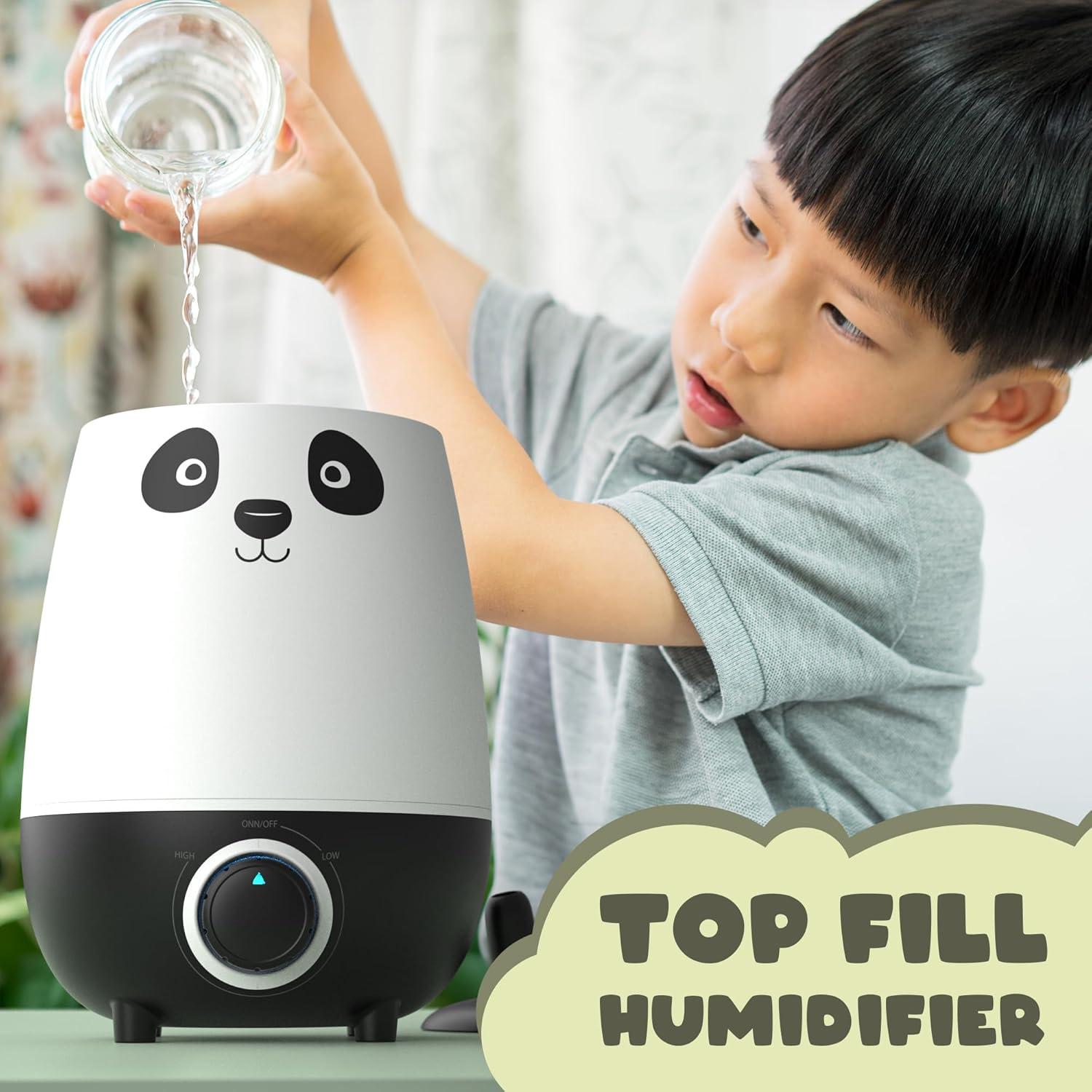 imageEverlasting Comfort Cool Mist Humidifiers for Bedroom 6L  Humidifier Large Room NoFilter Quiet Air Humidifier for Plants Allergies Dry Skin Congestion 50 Hr Run TimeWhite