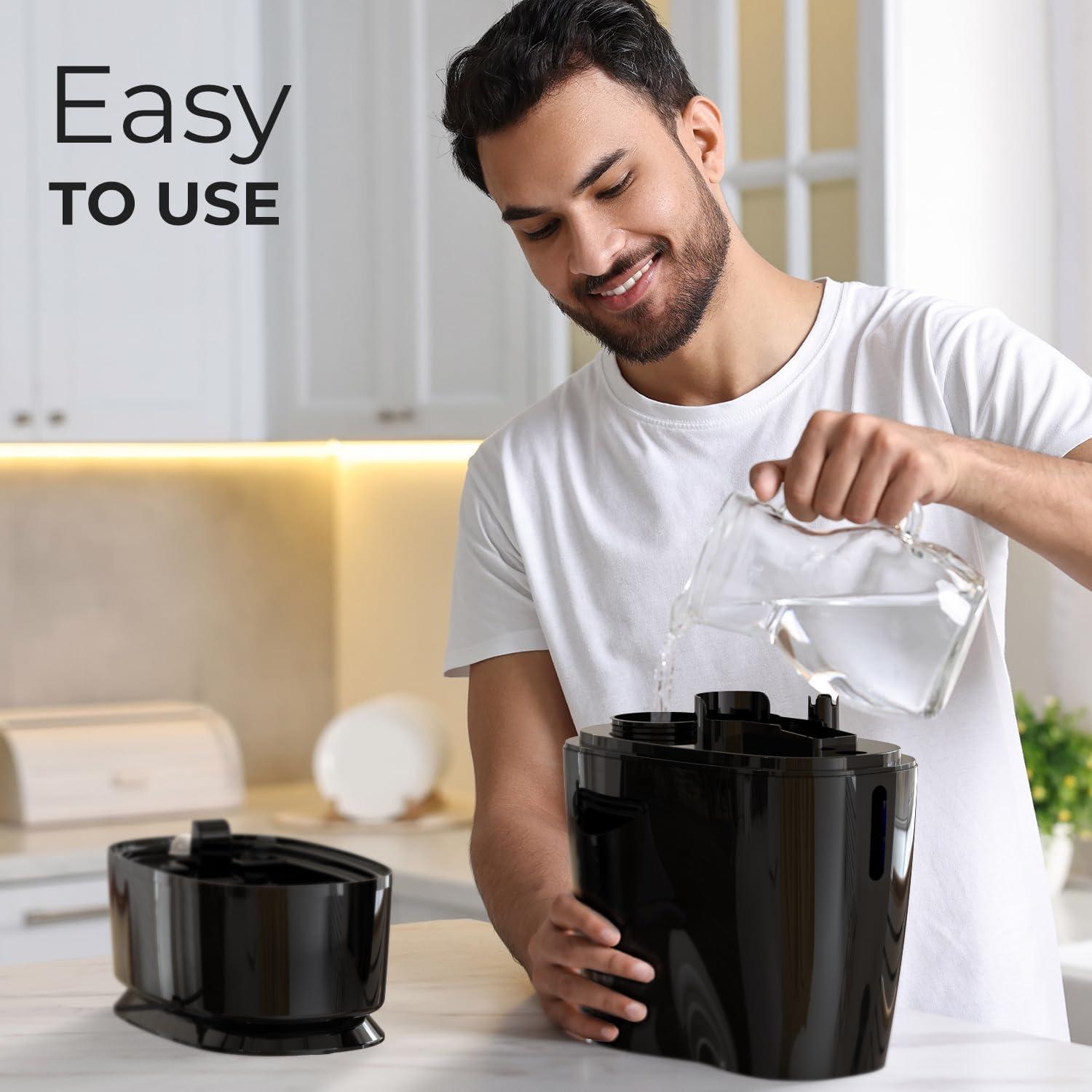 imageEverlasting Comfort Cool Mist Humidifiers for Bedroom 6L  Humidifier Large Room NoFilter Quiet Air Humidifier for Plants Allergies Dry Skin Congestion 50 Hr Run Time
