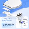 imageCLEAR REAR Bidet Attachment for Toilet  NonElectric SelfCleaning  Adjustable Water Pressure Nozzle  Bidet Attachment for Toilet Seat with Front ampamp Rear Wash Hygienic Bathroom Upgrade 2 PackButtler Bidet Black 2pack
