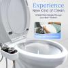 imageCLEAR REAR Bidet Attachment for Toilet  NonElectric SelfCleaning  Adjustable Water Pressure Nozzle  Bidet Attachment for Toilet Seat with Front ampamp Rear Wash Hygienic Bathroom Upgrade 2 PackButtler Bidet Black 2pack