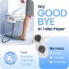imageCLEAR REAR Bidet Attachment for Toilet  NonElectric SelfCleaning  Adjustable Water Pressure Nozzle  Bidet Attachment for Toilet Seat with Front ampamp Rear Wash Hygienic Bathroom Upgrade 2 PackButler Bidet Luxe White