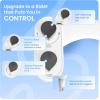 imageCLEAR REAR Bidet Attachment for Toilet  NonElectric SelfCleaning  Adjustable Water Pressure Nozzle  Bidet Attachment for Toilet Seat with Front ampamp Rear Wash Hygienic Bathroom Upgrade 2 PackButler Bidet Luxe White