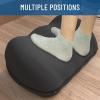 imageEverlasting Comfort Adjustable Cloud Foot Rest for Under Desk at Work with Pressure Point Nodes  Ergonomic Memory Foam Office Foot Stool ampamp Desk Footrest for Gaming ampamp Home OfficeBlack Foot Cloud