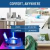 imageEverlasting Comfort Adjustable Cloud Foot Rest for Under Desk at Work with Pressure Point Nodes  Ergonomic Memory Foam Office Foot Stool ampamp Desk Footrest for Gaming ampamp Home OfficeBlack Foot Cloud