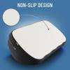 imageEverlasting Comfort Adjustable Cloud Foot Rest for Under Desk at Work with Pressure Point Nodes  Ergonomic Memory Foam Office Foot Stool ampamp Desk Footrest for Gaming ampamp Home OfficeBlack Foot Cloud