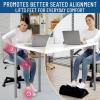 imageEverlasting Comfort Adjustable Cloud Foot Rest for Under Desk at Work with Pressure Point Nodes  Ergonomic Memory Foam Office Foot Stool ampamp Desk Footrest for Gaming ampamp Home OfficeBlack