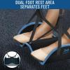 imageEverlasting Comfort Airplane Foot Hammock  Memory Foam Foot Rest for Plane Travel  Portable Foot Rest for Air Travel Desk ampamp Car  Airplane Essentials Foot Hammock for Plane TravelBlack
