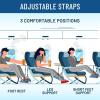 imageEverlasting Comfort Airplane Foot Hammock  Memory Foam Foot Rest for Plane Travel  Portable Foot Rest for Air Travel Desk ampamp Car  Airplane Essentials Foot Hammock for Plane Travel