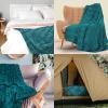 imageEverlasting Comfort Arctic Blue Faux Fur Throw Blanket for Couch  50x65 inches  Minky Fuzzy Furry Fluffy Blankets and Throws for Couch Bed ampamp SofaTeal