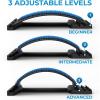 imageEverlasting Comfort Back Stretcher for Lower Lumbar Pain Relief  Adjustable Spine Decompressor Lumbar Support with 88 Acupressure Nodes and Memory Foam Pad  Back Cracker
