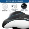 imageEverlasting Comfort Bike Seat Cushion 10quotx8quot  Universal Fit for Mountain Stationary Cruiser Bikes  Easy Assembly  Comfortable Memory Foam Bike Saddle  Bike Seats for Men  Bike Seats for Women