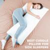 imageEverlasting Comfort Body Pillow  Full Long Pillow with Cooling Pillowcase 20quotx54quot  Adjustable Firm Cuddle Pillow for Side Back and Stomach Sleepers  Memory Foam for Adults