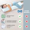 imageEverlasting Comfort Body Pillow  Full Long Pillow with Cooling Pillowcase 20quotx54quot  Adjustable Firm Cuddle Pillow for Side Back and Stomach Sleepers  Memory Foam for Adults