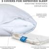 imageEverlasting Comfort Body Pillow  Full Long Pillow with Cooling Pillowcase 20quotx54quot  Adjustable Firm Cuddle Pillow for Side Back and Stomach Sleepers  Memory Foam for Adults