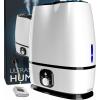imageEverlasting Comfort Cool Mist Humidifiers for Bedroom 6L  Humidifier Large Room NoFilter Quiet Air Humidifier for Plants Allergies Dry Skin Congestion 50 Hr Run TimeWhite