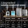 imageEverlasting Comfort Cool Mist Humidifiers for Bedroom 6L  Humidifier Large Room NoFilter Quiet Air Humidifier for Plants Allergies Dry Skin Congestion 50 Hr Run TimeWhite