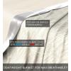 imageEverlasting Comfort Cooling Blanket for Hot Sleepers  60quotx80quot  DualSided Cold Blanket for Sleeping in Summer  Lightweight for Sleeping ampamp Night SweatsB White