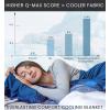 imageEverlasting Comfort Cooling Blanket for Hot Sleepers  60quotx80quot  DualSided Cold Blanket for Sleeping in Summer  Lightweight for Sleeping ampamp Night SweatsC Blue