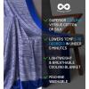 imageEverlasting Comfort Cooling Blanket for Hot Sleepers  DualSided Summer Blanket  Lightweight for Sleeping ampamp Night Sweats 60quotx80quotC Blue