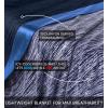 imageEverlasting Comfort Cooling Blanket for Hot Sleepers  DualSided Summer Blanket  Lightweight for Sleeping ampamp Night Sweats 60quotx80quotC Blue