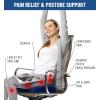 imageEverlasting Comfort Doctor Recommended Memory Foam Seat Cushion for Office Chairs ampamp Car Seat  Ergonomic Office Desk Accessories for Tailbone Pain Relief Sciatica ampamp Back SupportNavy Blue
