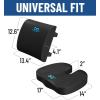 imageEverlasting Comfort Doctor Recommended Memory Foam Seat Cushion for Office Chairs ampamp Car Seat  Ergonomic Office Desk Accessories for Tailbone Pain Relief Sciatica ampamp Back SupportExecutive Black
