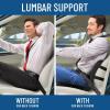 imageEverlasting Comfort Doctor Recommended Memory Foam Seat Cushion for Office Chairs ampamp Car Seat  Ergonomic Office Desk Accessories for Tailbone Pain Relief Sciatica ampamp Back SupportBlack Cooling Additional Lumbar Support