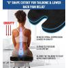 imageEverlasting Comfort Doctor Recommended Memory Foam Seat Cushion for Office Chairs ampamp Car Seat  Ergonomic Office Desk Accessories for Tailbone Pain Relief Sciatica ampamp Back SupportBlack