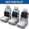 imageEverlasting Comfort Doctor Recommended Memory Foam Seat Cushion for Office Chairs ampamp Car Seat  Ergonomic Office Desk Accessories for Tailbone Pain Relief Sciatica ampamp Back SupportBlack Cooling Additional Lumbar Support