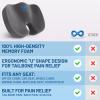 imageEverlasting Comfort Doctor Recommended Memory Foam Seat Cushion for Office Chairs ampamp Car Seat  Ergonomic Office Desk Accessories for Tailbone Pain Relief Sciatica ampamp Back SupportGray