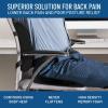 imageEverlasting Comfort Doctor Recommended Memory Foam Seat Cushion for Office Chairs ampamp Car Seat  Ergonomic Office Desk Accessories for Tailbone Pain Relief Sciatica ampamp Back Support