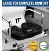 imageEverlasting Comfort Doctor Recommended Memory Foam Seat Cushion for Office Chairs ampamp Car Seat  Ergonomic Office Desk Accessories for Tailbone Pain Relief Sciatica ampamp Back SupportBlack