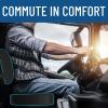 imageEverlasting Comfort Doctor Recommended Memory Foam Seat Cushion for Office Chairs ampamp Car Seat  Ergonomic Office Desk Accessories for Tailbone Pain Relief Sciatica ampamp Back SupportBlack Cooling Additional Lumbar Support