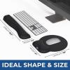 imageEverlasting Comfort Ergonomic Mouse Pad and Keyboard Wrist Rest for Computer Keyboard  Memory Foam Mouse Pad Set with Wrist Support for Comfort Extended Typing Sessions