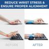 imageEverlasting Comfort Ergonomic Mouse Pad and Keyboard Wrist Rest for Computer Keyboard  Memory Foam Mouse Pad Set with Wrist Support for Comfort Extended Typing Sessions