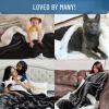 imageEverlasting Comfort Furry Sherpa Throw Blanket  Soft Fluffy Fuzzy Plush Thick Minky ThrowsMeteorite