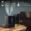 imageEverlasting Comfort Humidifiers for Bedroom 4L  Quiet Cool Mist Small Humidifier for Large Room with Oil Diffuser 40Hour Runtime Easy to Clean Auto ShutOff Ideal for Baby Nursery ampamp PlantsBlack