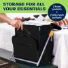 imageEverlasting Comfort Insulated Cooler Backpack  Leakproof ampamp Spacious Backpack Cooler for Beach Picnic Camping  Keeps Food ampamp Drinks Cold Easy to CarryBlack