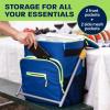 imageEverlasting Comfort Insulated Cooler Backpack  Leakproof ampamp Spacious Backpack Cooler for Beach Picnic Camping  Keeps Food ampamp Drinks Cold Easy to CarryBlue  Green
