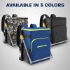 imageEverlasting Comfort Insulated Cooler Backpack  Leakproof ampamp Spacious Backpack Cooler for Beach Picnic Camping  Keeps Food ampamp Drinks Cold Easy to CarryBlack