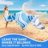 imageEverlasting Comfort Large Beach Blanket Waterproof ampamp Sandproof  80quot x 80quot67ft x 67ft  Lightweight Beach Mat Picnic Mat Outdoor Blanket  Ideal for Festivals Camping  OrangeBlue