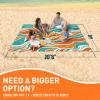 imageEverlasting Comfort Large Beach Blanket Waterproof ampamp Sandproof  80quot x 80quot67ft x 67ft  Lightweight Beach Mat Picnic Mat Outdoor Blanket  Ideal for Festivals Camping  OrangeOrange