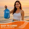 imageEverlasting Comfort Large Beach Blanket Waterproof ampamp Sandproof  80quot x 80quot67ft x 67ft  Lightweight Beach Mat Picnic Mat Outdoor Blanket  Ideal for Festivals Camping  OrangeBlue