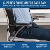 imageEverlasting Comfort Lumbar Support Pillow for Office Chair  Memory Foam Back Cushion for Chair Car  Lumbar Pillow Promotes Better Posture Back Relief  Ideal for Gaming and Desk Chairs  2 Pack