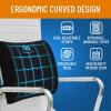 imageEverlasting Comfort Lumbar Support Pillow for Office Chair  Memory Foam Back Cushion for Chair Car  Lumbar Pillow Promotes Better Posture Back Relief  Ideal for Gaming and Desk Chairs  2 Pack