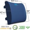 imageEverlasting Comfort Lumbar Support Pillow for Office Chair  Memory Foam Back Cushion for Chair Car Couch  Lumbar Pillow Promotes Better Posture Back Pain Relief  Ideal for Gaming and Desk ChairsNavy Blue