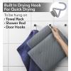 imageEverlasting Comfort Luxury Bath Pillows for Tub with Head and Neck Support  NonSlip Bathtub Pillow with Suction Cups QuickDrying Mesh ampamp Drying Hook  Bathtub Accessories for Women  WhiteGray