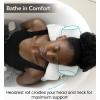 imageEverlasting Comfort Luxury Bath Pillows for Tub with Head and Neck Support  NonSlip Bathtub Pillow with Suction Cups QuickDrying Mesh ampamp Drying Hook  Bathtub Accessories for Women  WhiteWhite