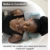 imageEverlasting Comfort Luxury Bath Pillows for Tub with Head and Neck Support  NonSlip Bathtub Pillow with Suction Cups QuickDrying Mesh ampamp Drying Hook  Bathtub Accessories for Women  WhiteGray